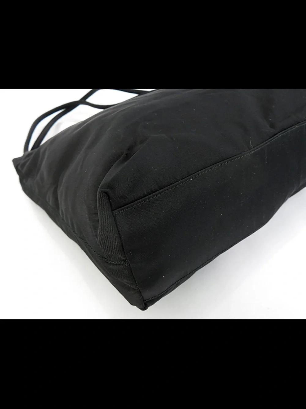 Prada Black Nylon Tote Bag